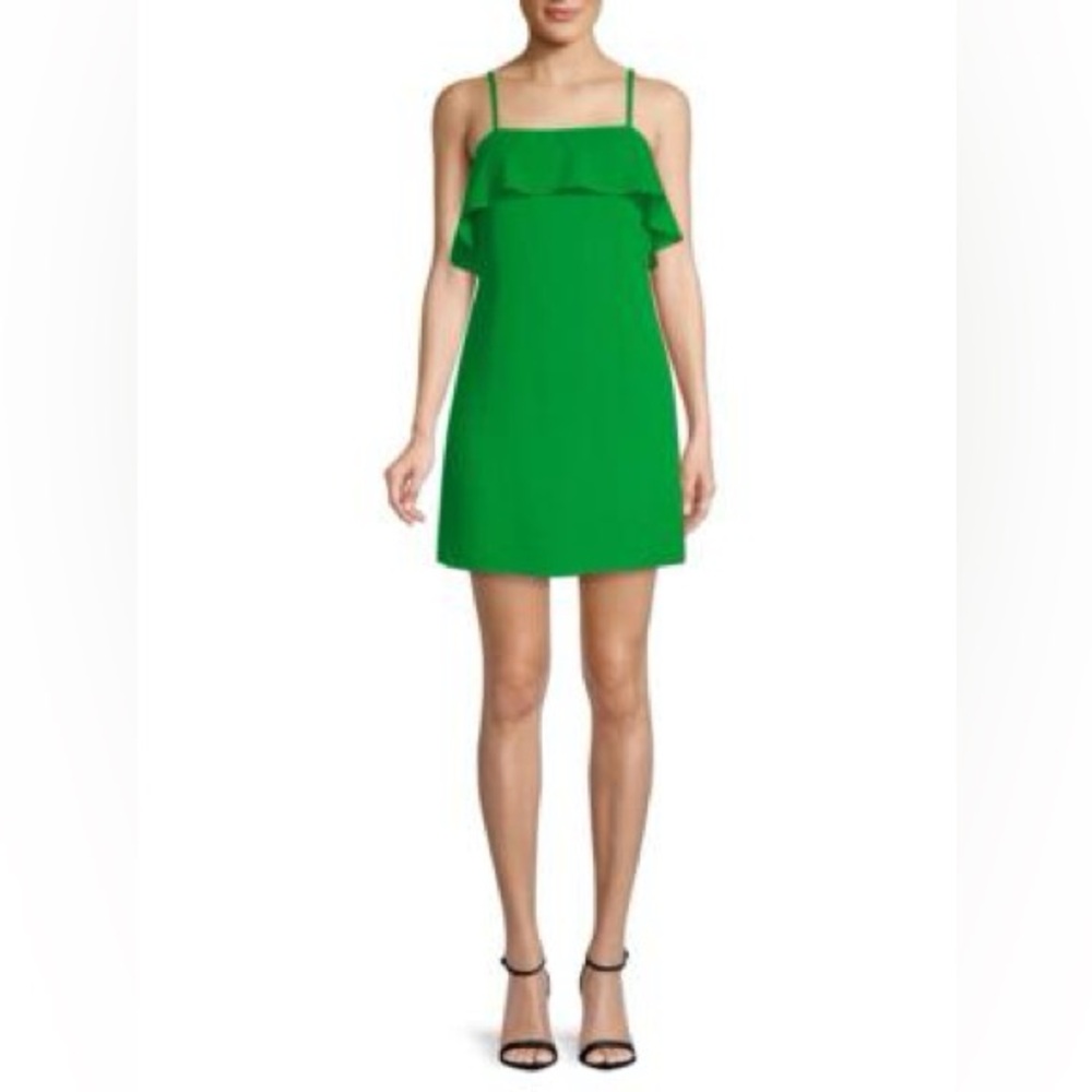 Alice+olivia Elegant Green Sleeveless Dress